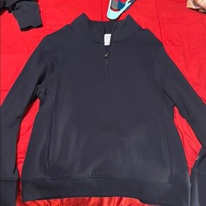 Men's Navy Half-Zip Sweater